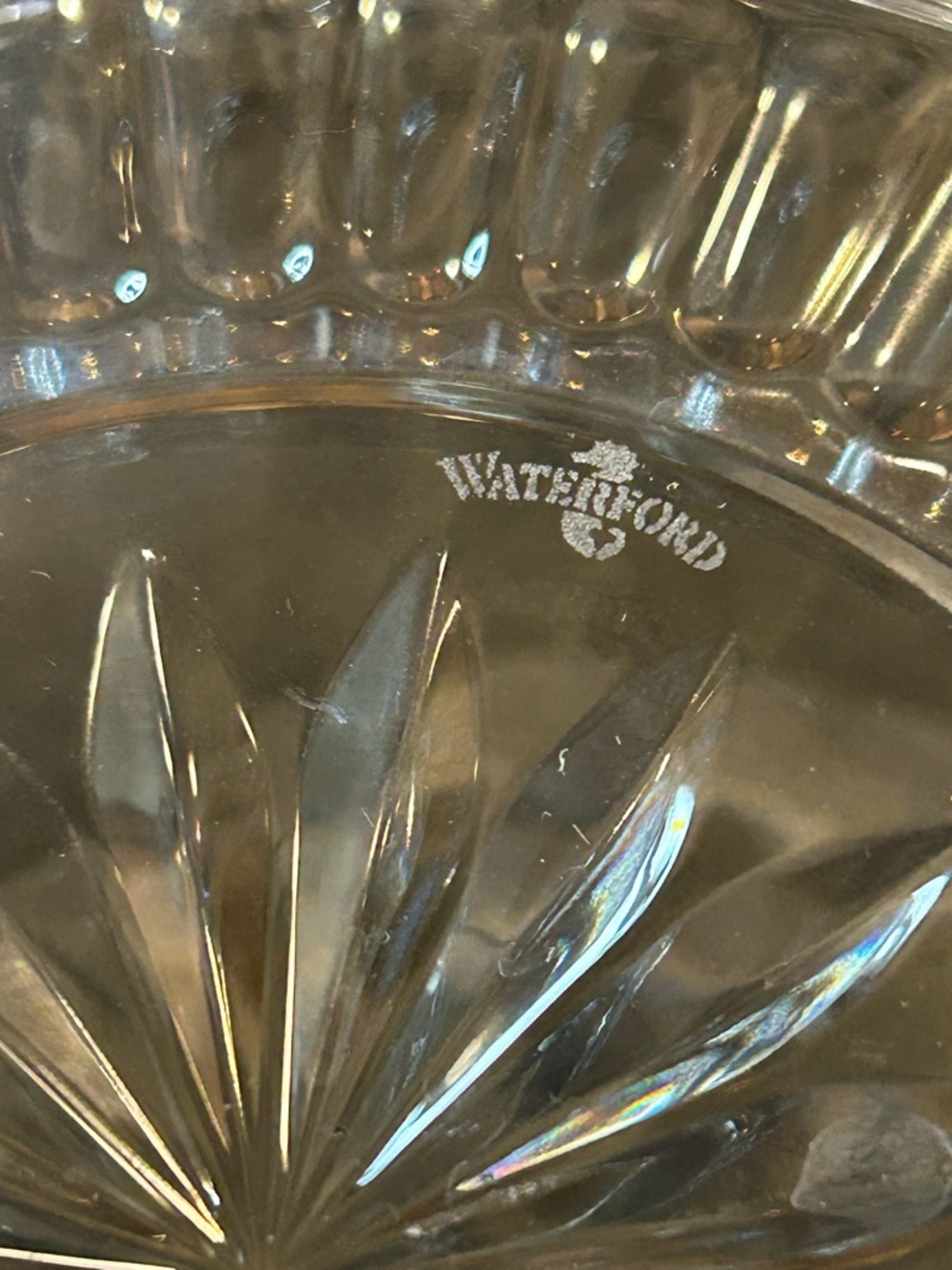 Waterford Crystal "MILLENIUM SERIES" 8" Lunch Salad Dessert Plates, SET OF 2 - Picture 2 of 6